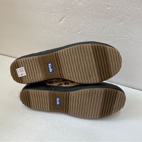 NEW WITHOUT TAGS‎ KEDS SCOUT WATER RESISTANT ANKLE BOOTS IN LEOPARD PRINT - Picture 4 of 6